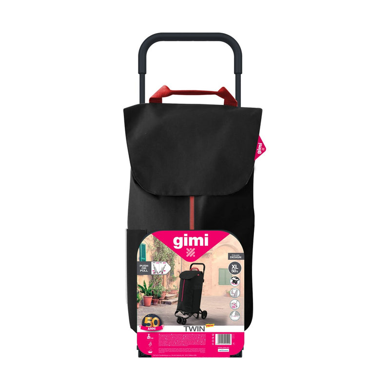 Carrello Gimi Twin Urban Nero 50 L 39 x 52 x 95 cm-5