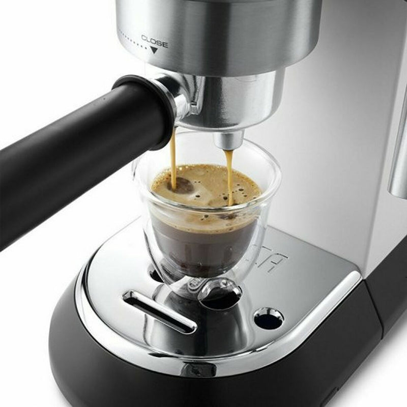 Caffettiera Express a Leva DeLonghi EC 685.W 1300 W Bianco Nero Argentato 1300 W 15 bar 1,1 L-3