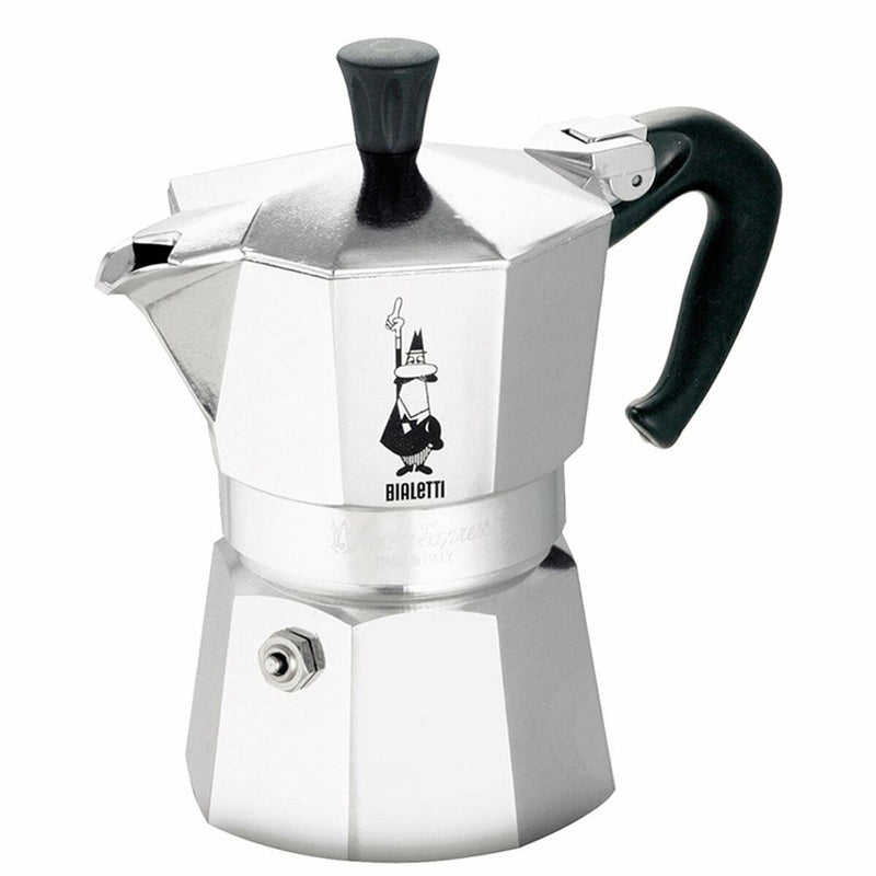 Caffettiera Italiana Bialetti Moka Express Alluminio 200 ml 3 Tazze-8