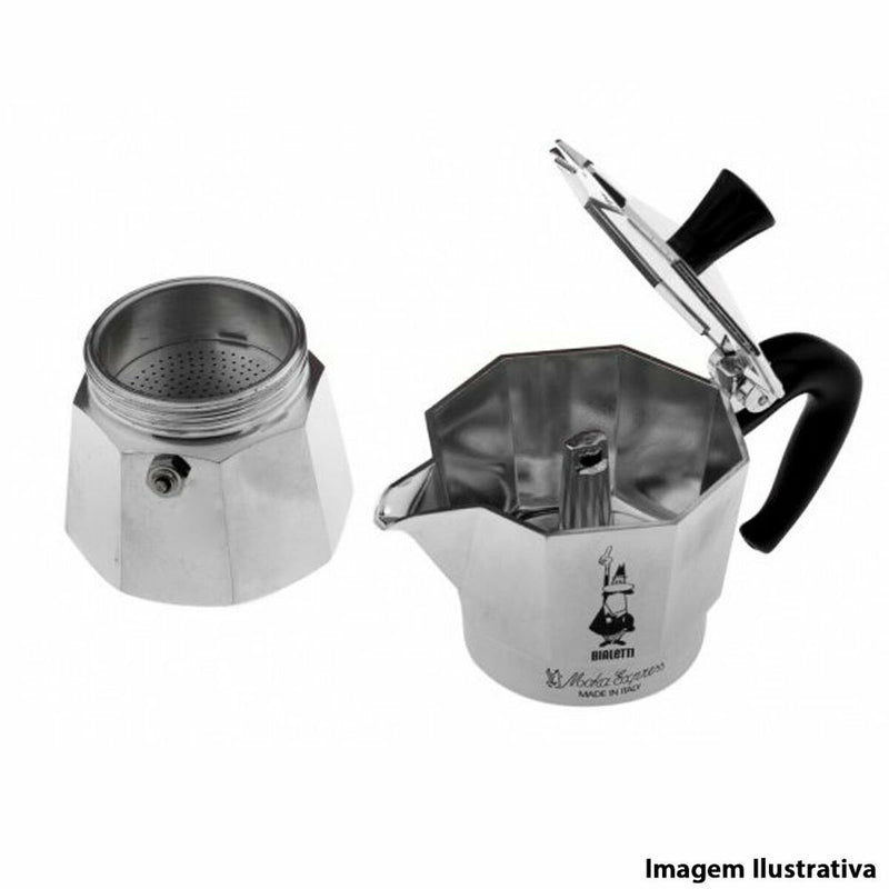 Caffettiera Italiana Bialetti Moka Express Alluminio 200 ml 3 Tazze-5