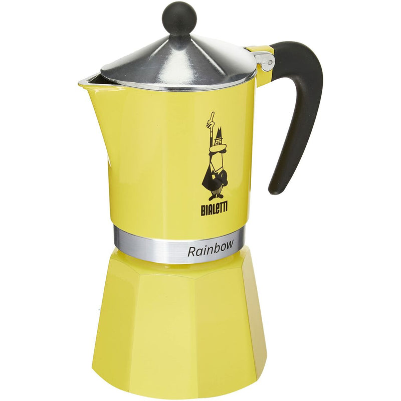 Caffettiera Italiana Bialetti Rainbow Giallo Alluminio 300 ml-3