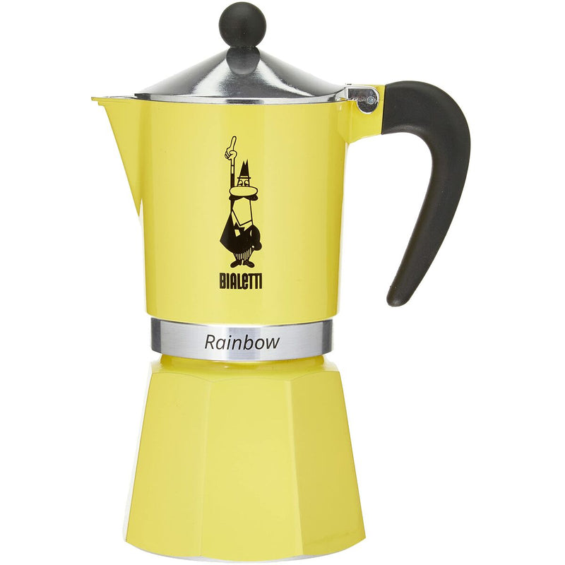 Caffettiera Italiana Bialetti Rainbow Giallo Alluminio 300 ml-1