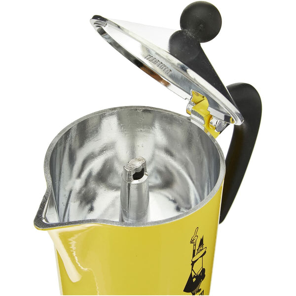 Caffettiera Italiana Bialetti Rainbow Giallo Alluminio 300 ml-0