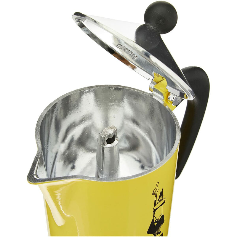 Caffettiera Italiana Bialetti Rainbow Giallo Alluminio 300 ml-0