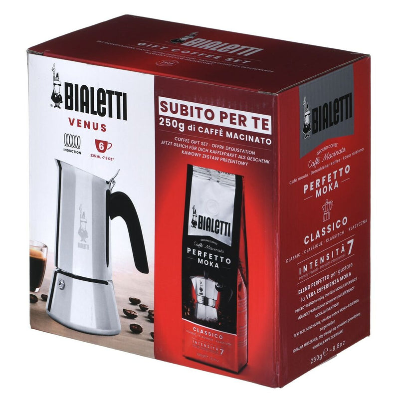 Caffettiera Italiana Bialetti Argentato Acciaio inossidabile 240 ml 6 Tazze-2