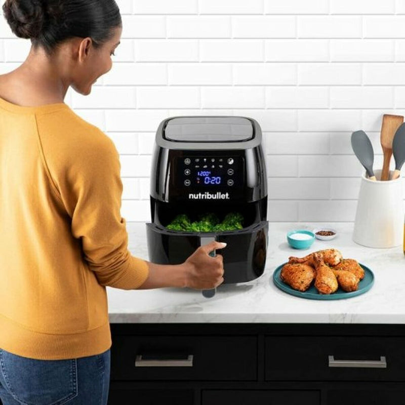 Friggitrice ad Aria Nutribullet Air Fryer XXL Digital Nero 7 L 1800 W-3