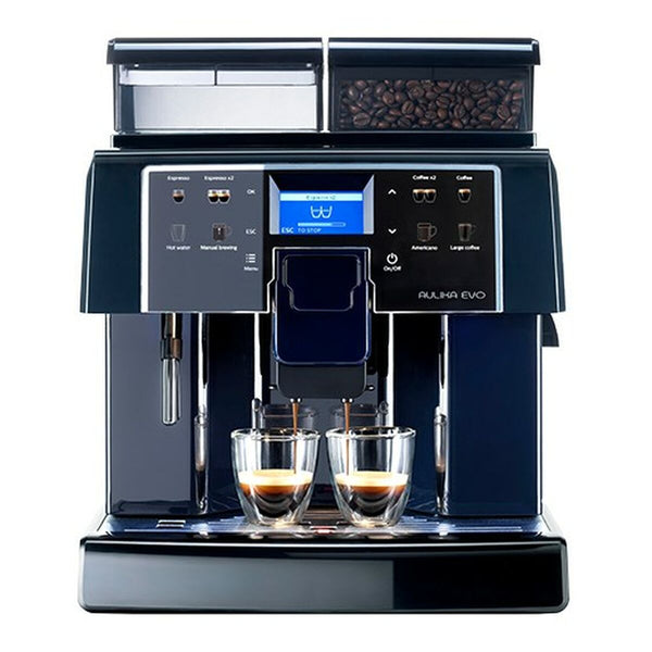 Caffettiera superautomatica Eldom Aulika EVO Azzurro Nero Nero/Blu 1400 W 2 Tazze-0