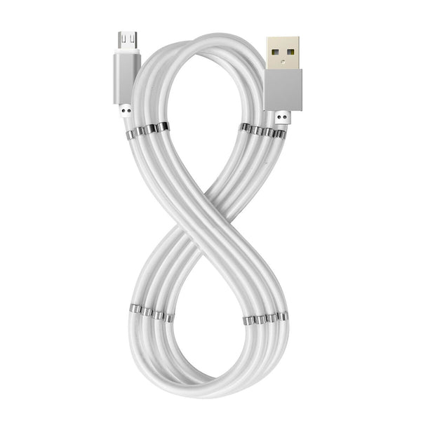 Cavo da USB a micro USB Celly USBMICROMAGWH Bianco 1 m-0