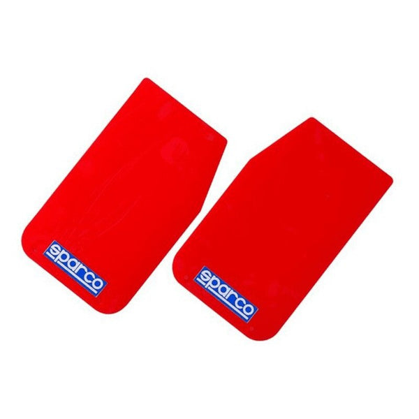 Paraspruzzi ruote Sparco 03791RS Rosso (2 uds)-0