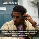 Sony WH-1000XM5 Custodia Rigida |Cuffie Wireless Over-Ear, Noise Cancelling di Nuova Generazione con Spatial Audio, Fino a 30 Ore di Batteria, Bluetooth, Black