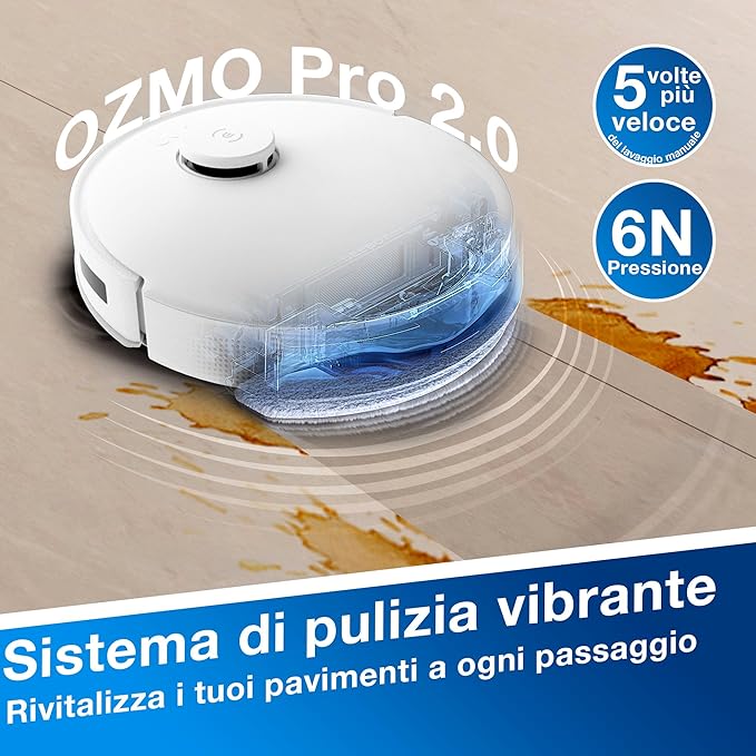 Ecovacs N20 pro Plus  bianco ( come nuovo A) 12 mesi garanzia