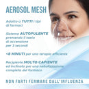 Aerosol Portatile Silezioso Mesh Ultrasuoni Adulti Bambini Usb-C Ricaricabile 2 velocità Termometro Digitale Apparecchio macchina Aerosol Nebulizzatore Lavaggio Nasale 2 Maschere un Boccaglio B.E.A. Store