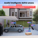 Telecamera Lampadina WiFi Esterno Codnida 2K   per E27 Portalampada, PTZ Videocamera di Sorveglianza con Allarme Sonoro e Luminoso, Tracciamento del Movimento, visione notturna a colori, LC323 Codnida