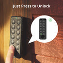 SwitchBot Smart Keypad Touch per SwitchBot Smart Door Lock, ingresso senza chiave con impronta digitale, impermeabile IP65, supporta password virtuali per la sicurezza domestica