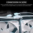 CORSAIR NAUTILUS 360 RS ARGB Raffreddatore CPU a Liquido – 360mm AIO – Connessione Diretta alla Scheda Madre – Intel LGA 1851/1700, AMD AM5/AM4 – 3x RS120 ARGB Ventilatori Inclusi – Bianco Corsair