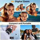 Macchina Fotografica Digitale 4K - Maxmango 64MP Fotocamera Macchine per Principianti - Flip 180° Videocamera con 16G Scheda - Schermo da 2,4" con Zoom 16X - Per Principianti, Adolescenti - Nero MaxMango