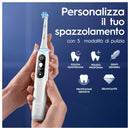 Oral-B Spazzolino Elettrico Ricaricabile iO6 Nero Con Custodia Da Viaggio, 1 Spazzolino + 1 Dentifricio Sensibilità e Gengive Calm 75ml Oral-B