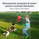 SwitchBot Telecamera di sicurezza wireless 2K, impermeabile per esterni con funzionamento a batteria da 10000 mAh, visione notturna a colori, rilevamento del movimento AI umano/animale, compatibile SwitchBot