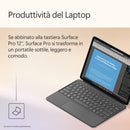 Microsoft Surface Pro | Copilot+ PC | LCD Touchscreen 12” | Snapdragon® X Plus | 16GB di RAM | 256GB di memoria | Ultimo modello | Platino