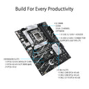 ASUS Prime B760-PLUS D4, Scheda Madre Intel LGA 1700 ATX, DDR4, PCIe 5.0, 3 slot PCIe 4.0M.2, Realtek 2.5Gb Ethernet, SATA 6 Gbps, USB 3.2 Gen 2 Type-C, Thunderbolt USB4, Aura Sync, Nero ASUS