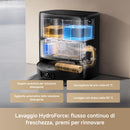 Mova Z60 Ultra Roller Complete Robot Aspirapolvere Lavapavimenti, 28000Pa, Dotato di Lavaggio HydroForce, Tecnologia AutoShield, Telaio LiftPro, Sistema StepMaster 2.0, Lavaggio con DuoSolution