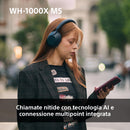 Sony WH-1000XM5 Custodia Rigida |Cuffie Wireless Over-Ear, Noise Cancelling di Nuova Generazione con Spatial Audio, Fino a 30 Ore di Batteria, Bluetooth, Black