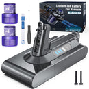 Batteria per Dyson V10 SV12 8000mAh Dyson V10 SV12 Batteria per Cyclone, Animal, Absolute, Motorhead, Fluffy Aspirapolvere, 2 Filtri morpilot