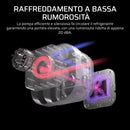 CORSAIR NAUTILUS 360 RS ARGB Raffreddatore CPU a Liquido – 360mm AIO – Connessione Diretta alla Scheda Madre – Intel LGA 1851/1700, AMD AM5/AM4 – 3x RS120 ARGB Ventilatori Inclusi – Bianco Corsair