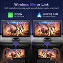 DYWSWINN 9" Wireless A-pple Carplay & Android Car, with IPS Carplay Display, Digital Receiver, Siri/G-oogle, GPS Navigation, Bluetooth, Mirror Link, FM, AUX, Touchscreen Autoradio for All Vehicles DYWSWINN