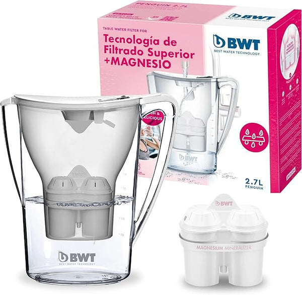 BWT – Caraffa filtrante per acqua vita – 2.6 Litri – Non con filtro ( scatola dannegiata )