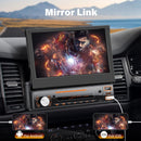 Autoradio 1 DIN con schermo con Carplay ＆ Android Auto, 7 Pollici Touchscreen Stereo Auto, Mirror Link, FM/AUX/EQ, Microfono, Telecamera di backup LSLYA