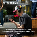 Sony WH-1000XM5 Custodia Rigida |Cuffie Wireless Over-Ear, Noise Cancelling di Nuova Generazione con Spatial Audio, Fino a 30 Ore di Batteria, Bluetooth, Black