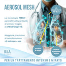 Aerosol Portatile Silezioso Mesh Ultrasuoni Adulti Bambini Usb-C Ricaricabile 2 velocità Termometro Digitale Apparecchio macchina Aerosol Nebulizzatore Lavaggio Nasale 2 Maschere un Boccaglio B.E.A. Store