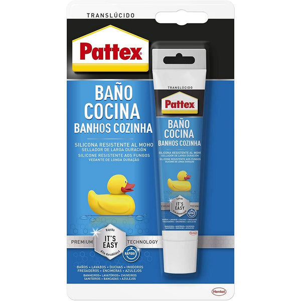 Sigillante Pattex Silicone Cucina Bagni Bianco 50 ml-0