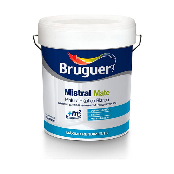 Pittura Bruguer 5586672 Bianco 15 L-0