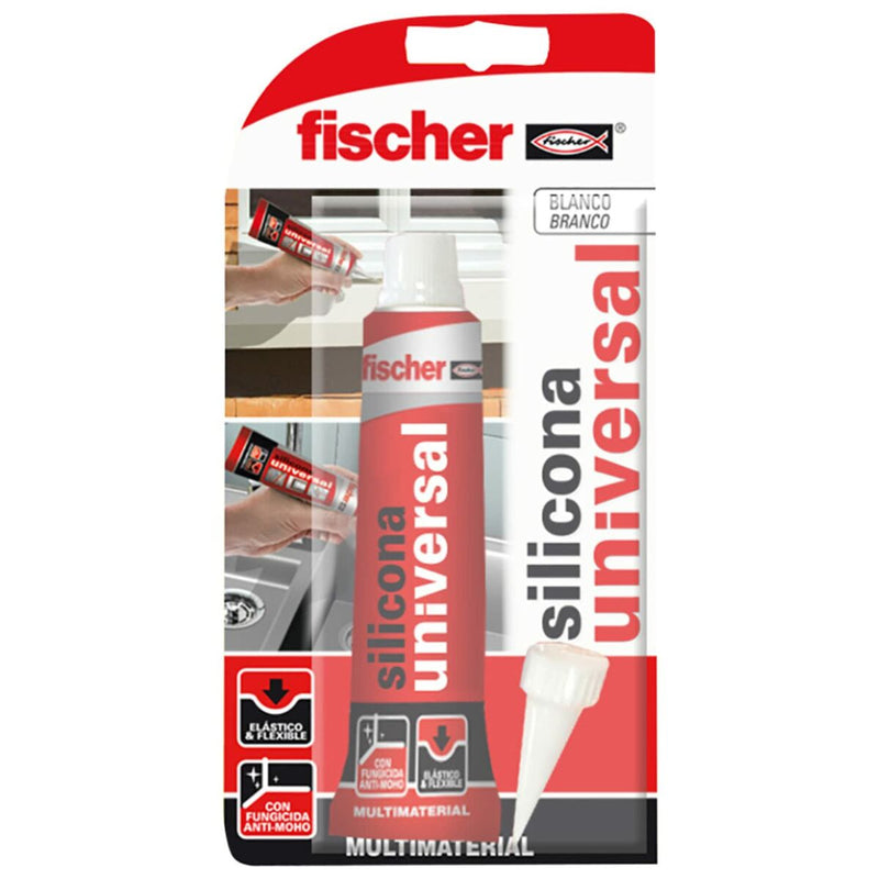 Silicone Fischer 98718 Universale Bianco 50 ml-0