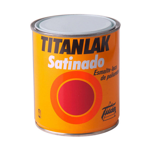 Smalto sintetico Titanlux Titanlak 11140038 Lacca Bianco Raso 375 ml-0