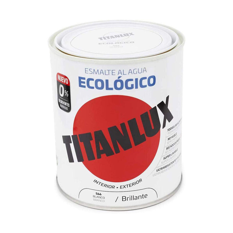 Vernice Titanlux 00t056634 750 ml Smalto per finiture Bianco Luminoso-0