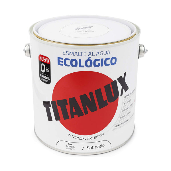 Trattamento Titanlux 01t056625 Smalto base Ad acqua Bianco 2,5 L Raso 2,5 L-0