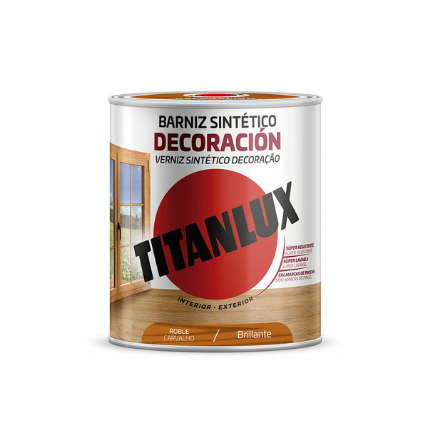 Vernice sintetica Titanlux m10100214 Luminoso Rovere 250 ml-0