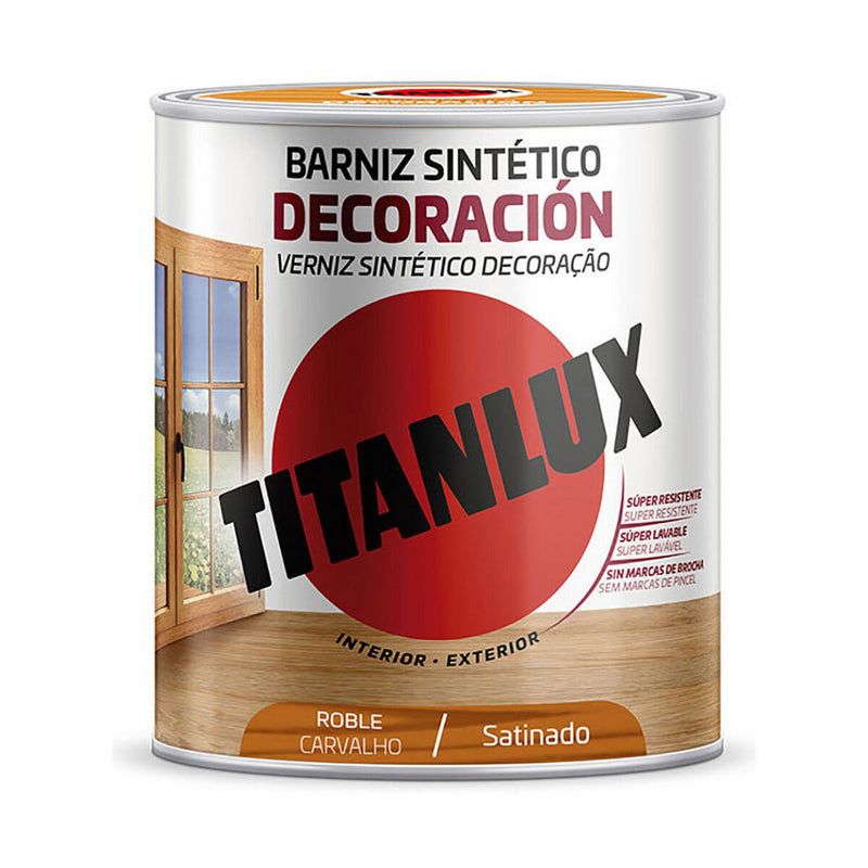 Vernice Titanlux M11100234 Rovere 750 ml Raso-0