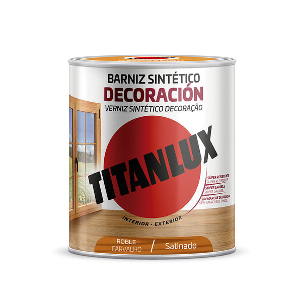 Vernice sintetica Titanlux m11100214 Raso Rovere 250 ml-0