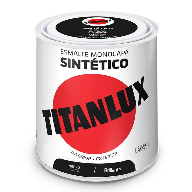 Smalto sintetico Titanlux 5808993 250 ml Nero-0