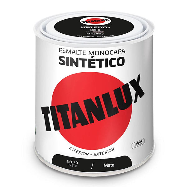 Smalto sintetico Titanlux 5809005 250 ml Nero-0