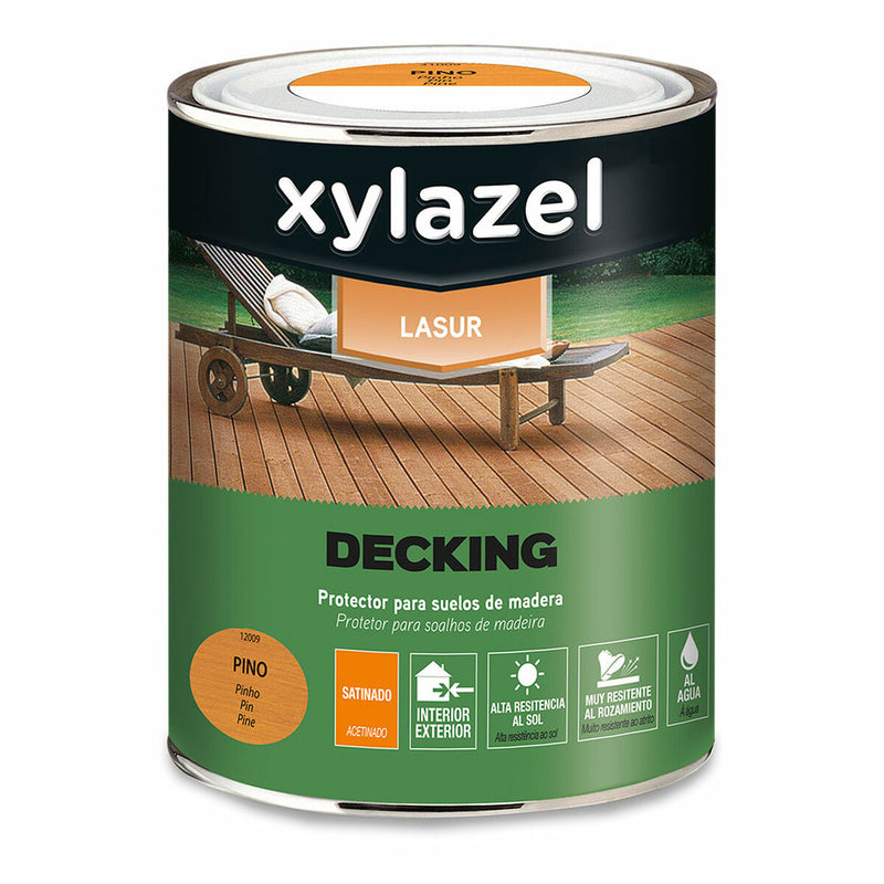 Lasur Xylazel Decking Protettore di superficie 750 ml Pino Raso-0