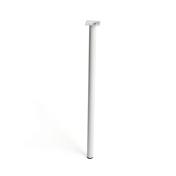 Gambe Rei 401g Cilindrica Acciaio Bianco Moderno (Ø 3 x 70 cm)-0