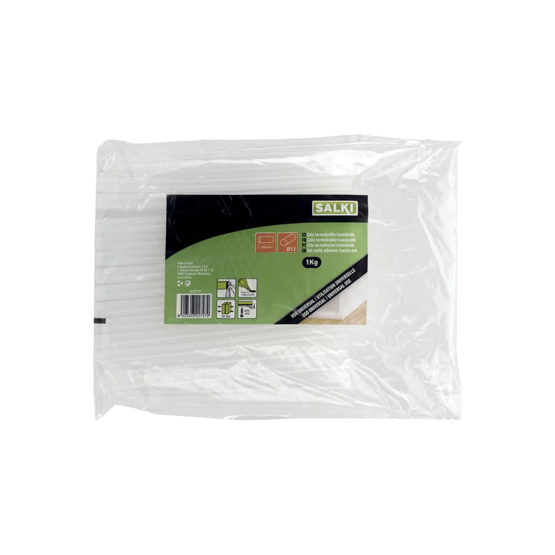 Stick di colla a caldo Salki 4322103 Universale Ø 12 x 195 mm 1 kg Trasparente-3