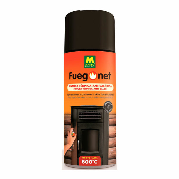 Vernice anti-calore Massó Fuegonet Spray Nero 400 ml-0