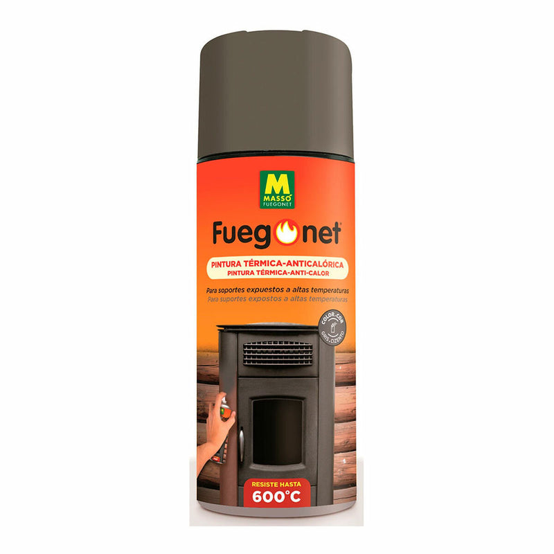 Vernice anti-calore Massó Fuegonet Spray Grigio-0