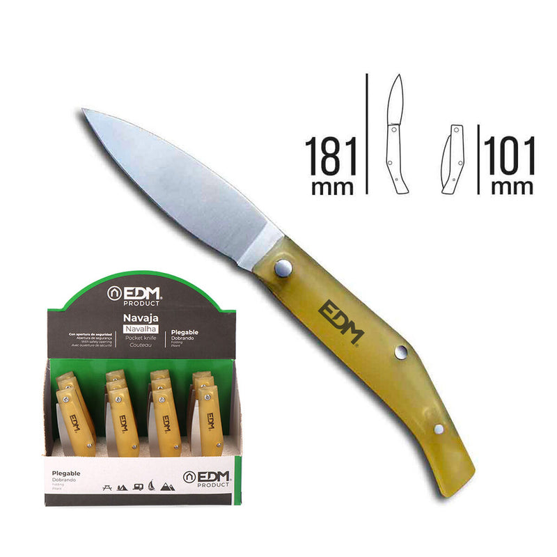 Coltello a serramanico EDM 18,1 cm Acciaio inossidabile Plastica-1